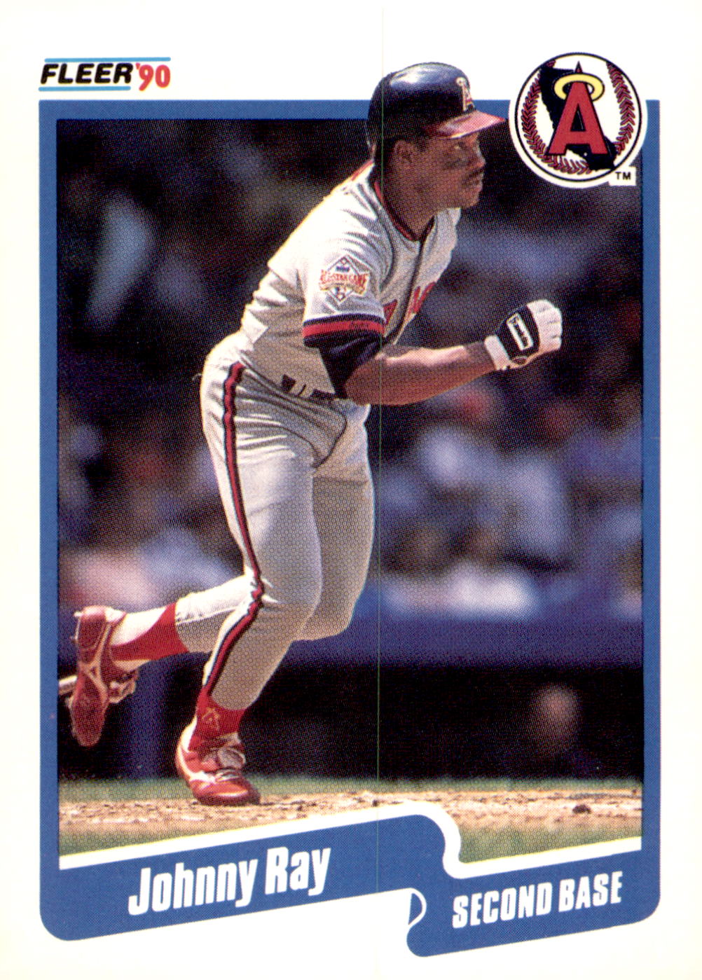 1990 Fleer #143b Johnny Ray
