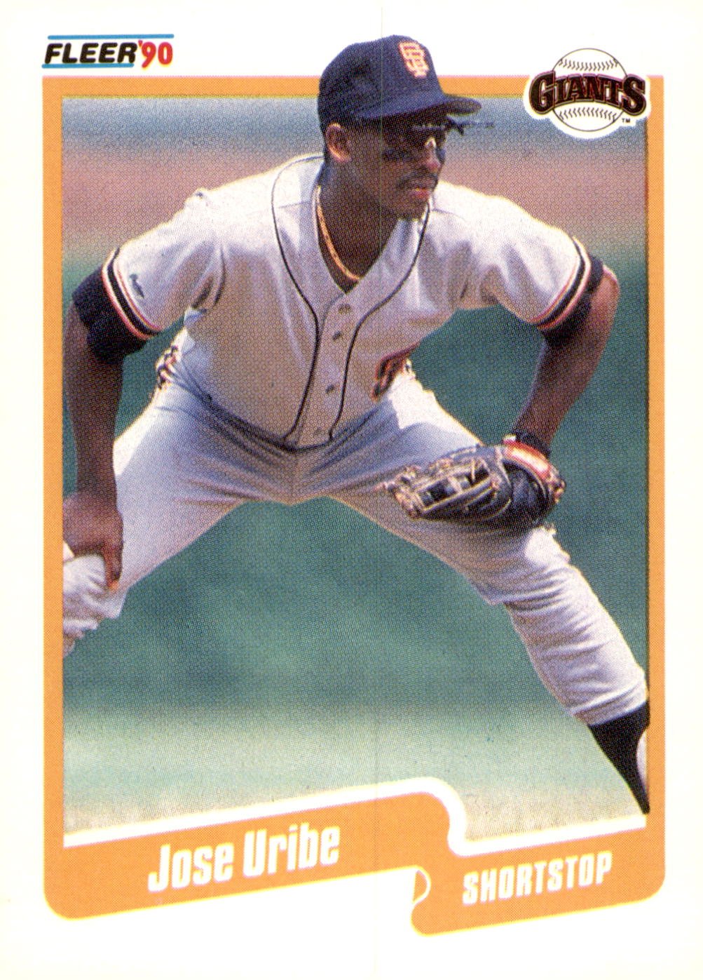 1990 Fleer #74 Jose Uribe