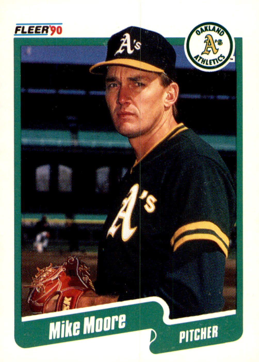 1990 Fleer #16b Mike Moore
