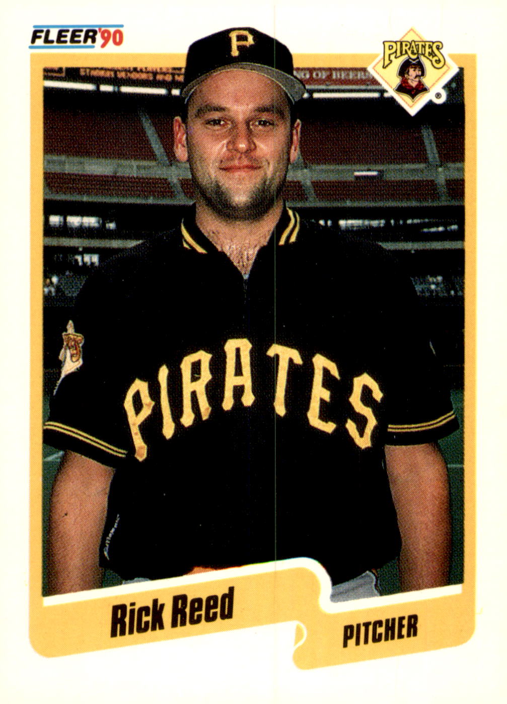 1990 Fleer #477b Rick Reed