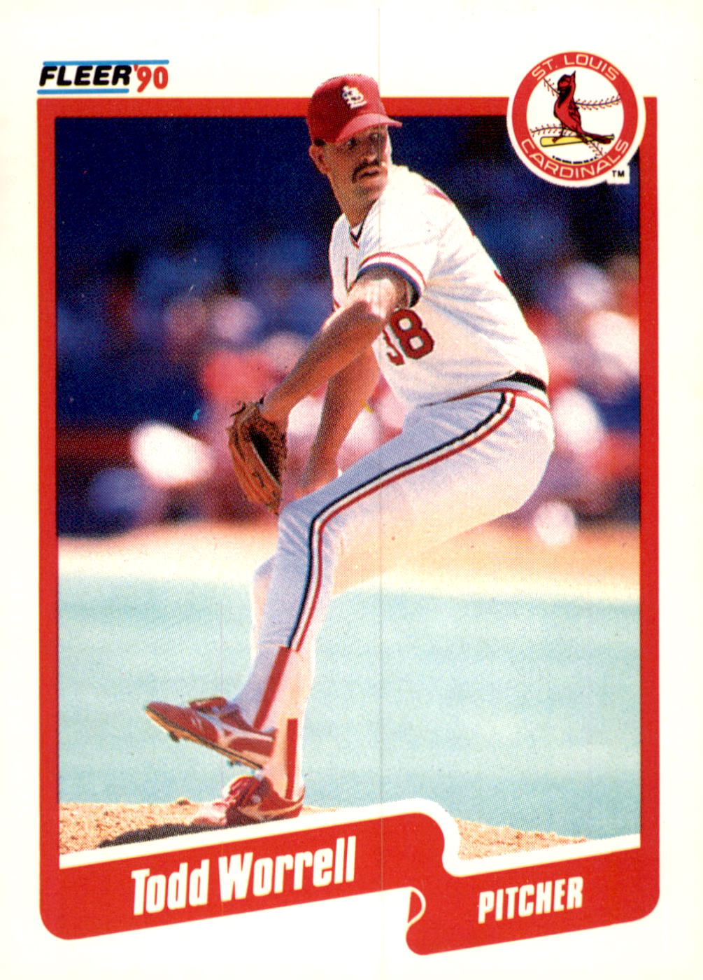1990 Fleer Canadian #264 Todd Worrell