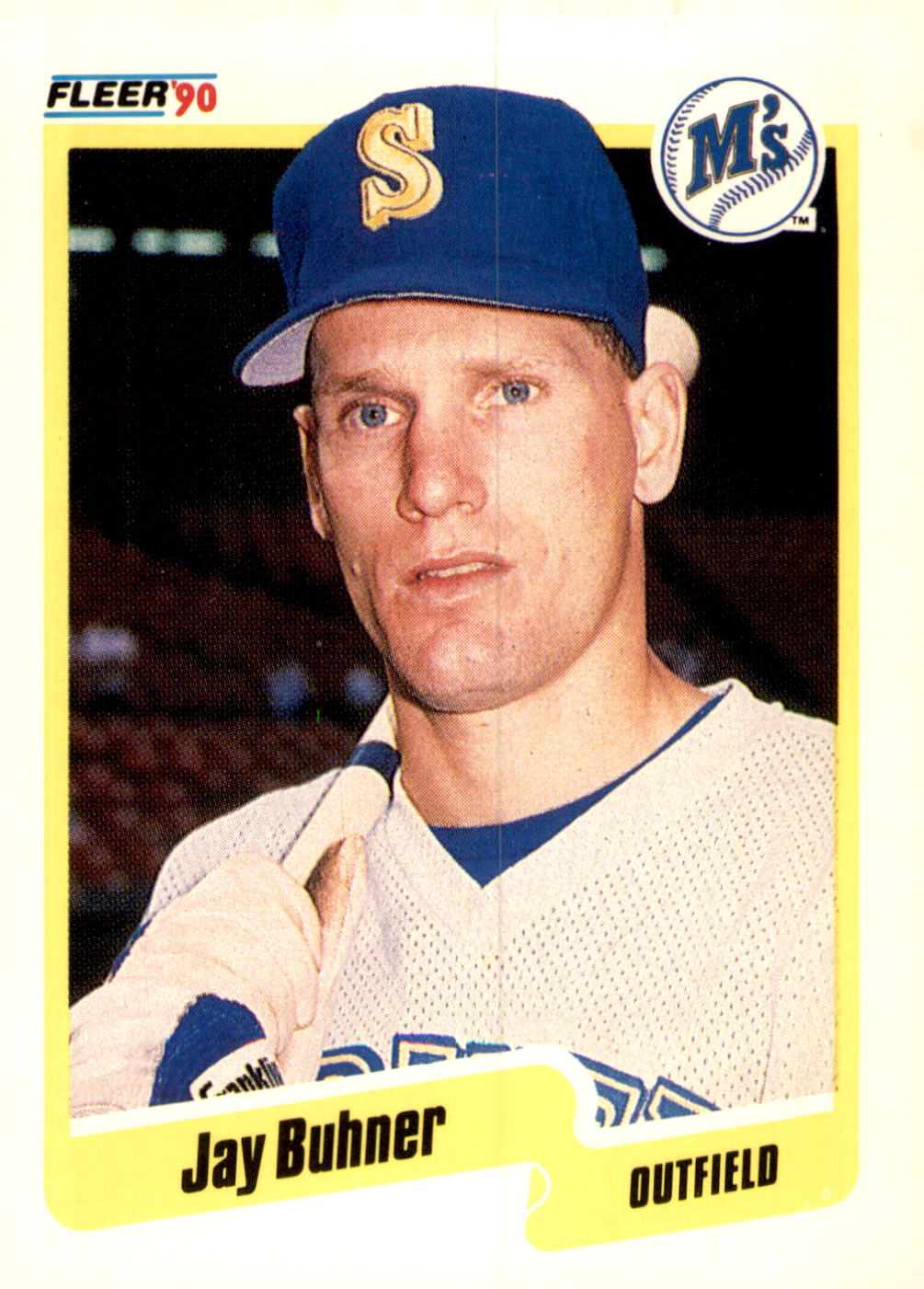 1990 Fleer #508b Jay Buhner