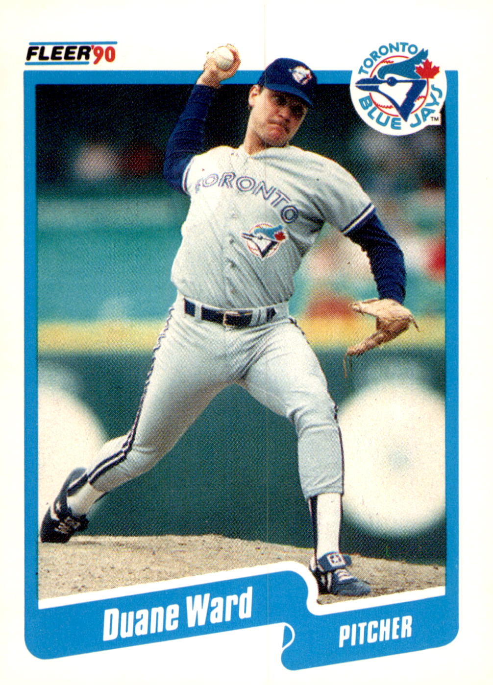 1990 Fleer #95 Duane Ward
