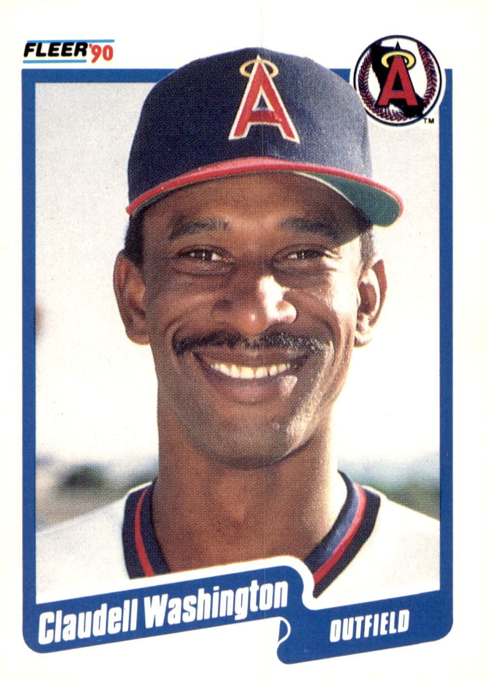 1990 Fleer #146 Claudell Washington