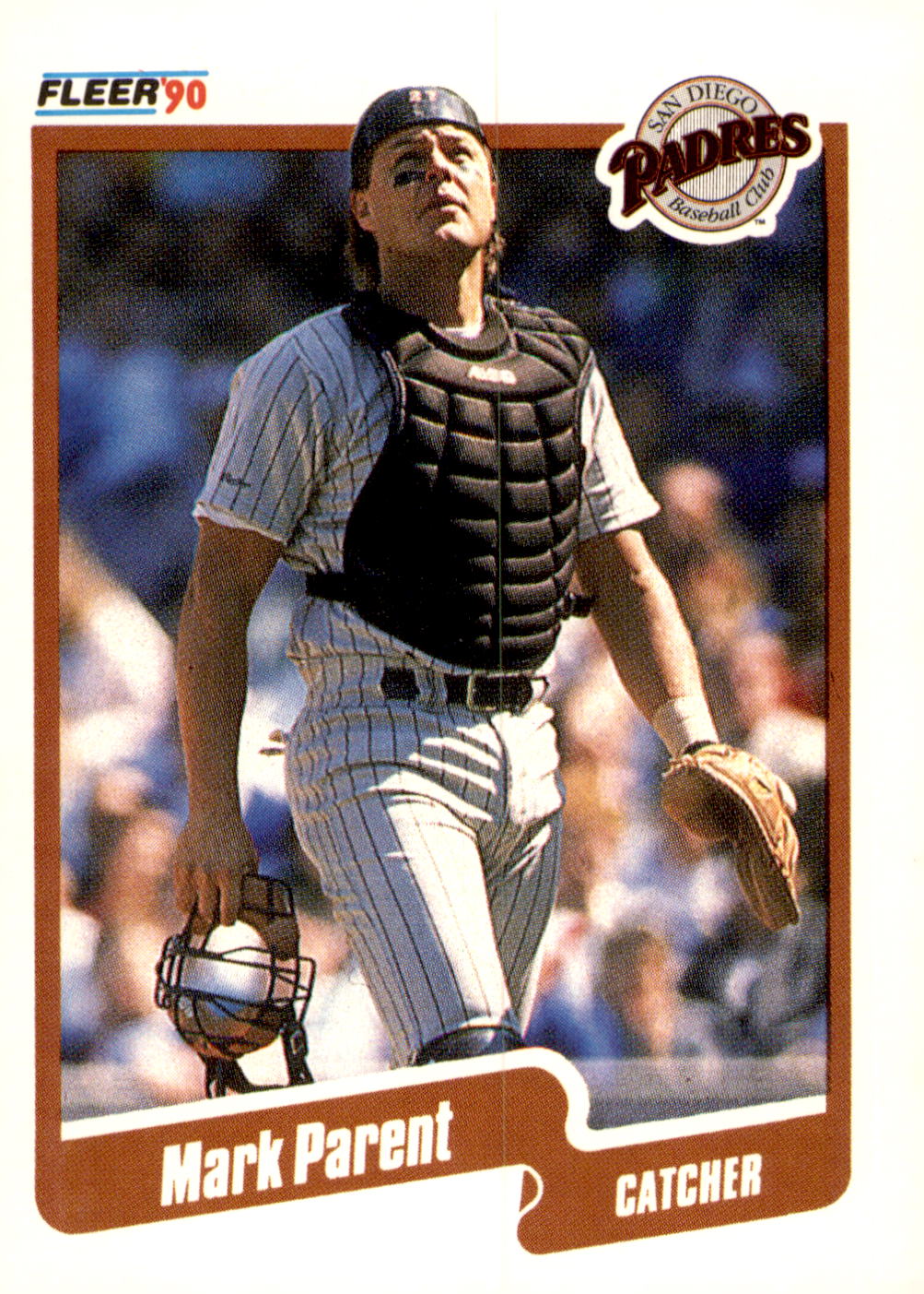 1990 Fleer #164b Mark Parent