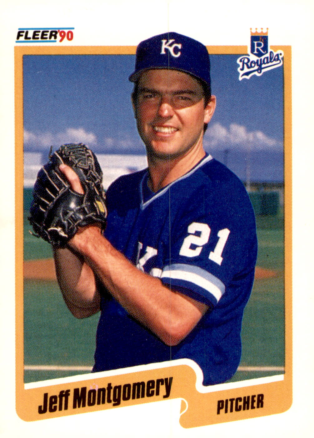 1990 Fleer #115 Jeff Montgomery