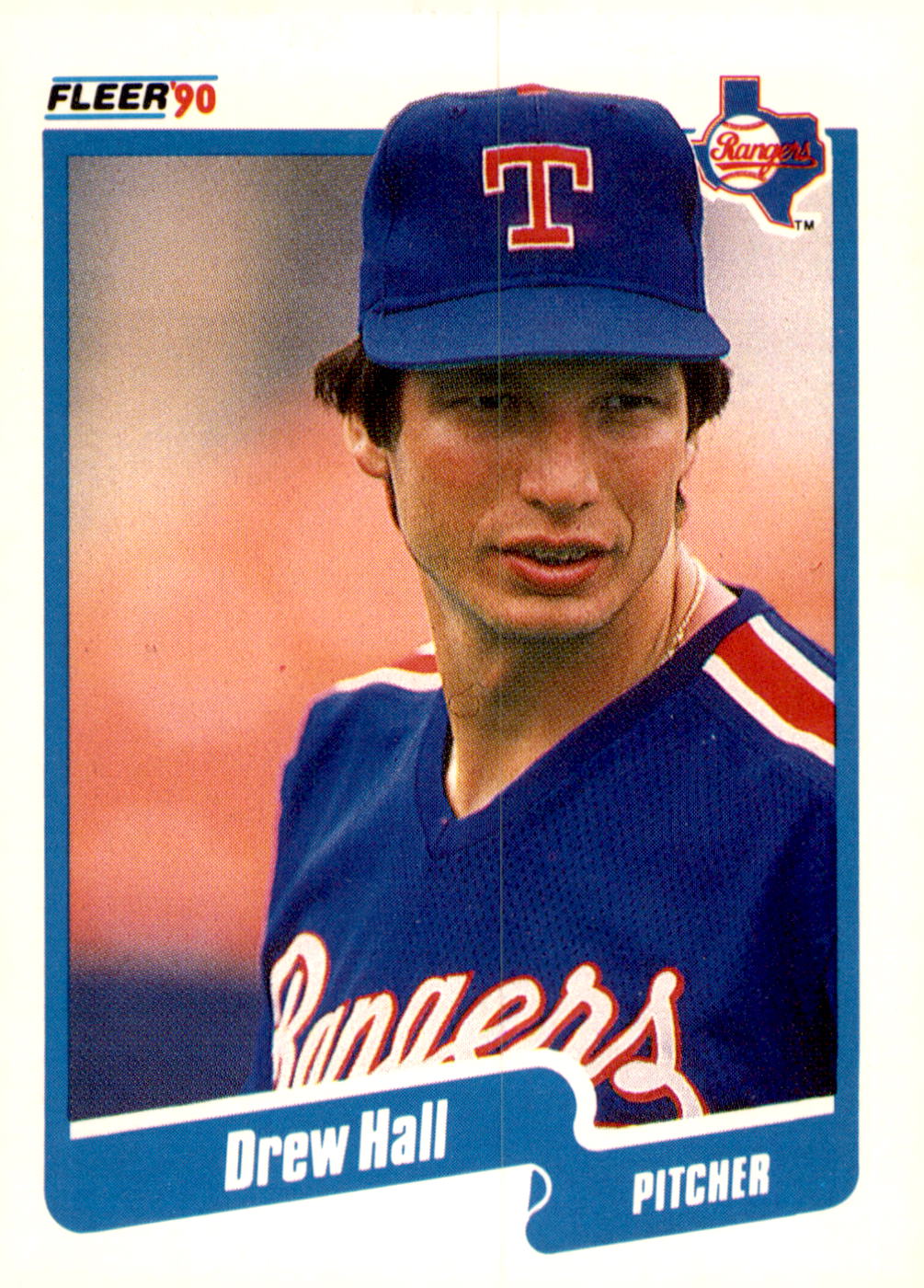 1990 Fleer Canadian #299 Drew Hall
