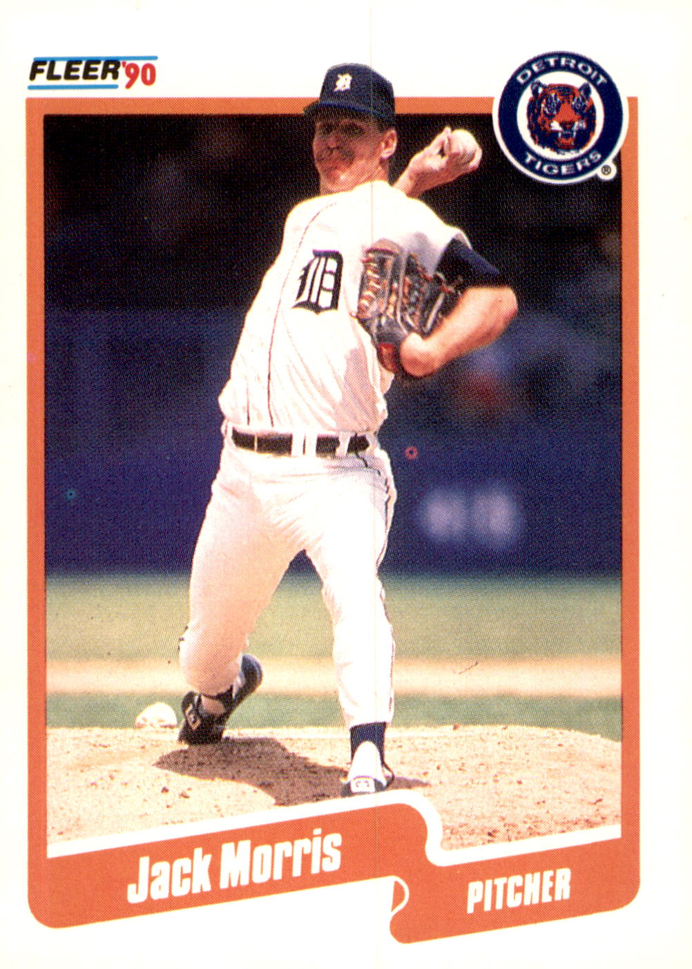 1990 Fleer #610b Jack Morris