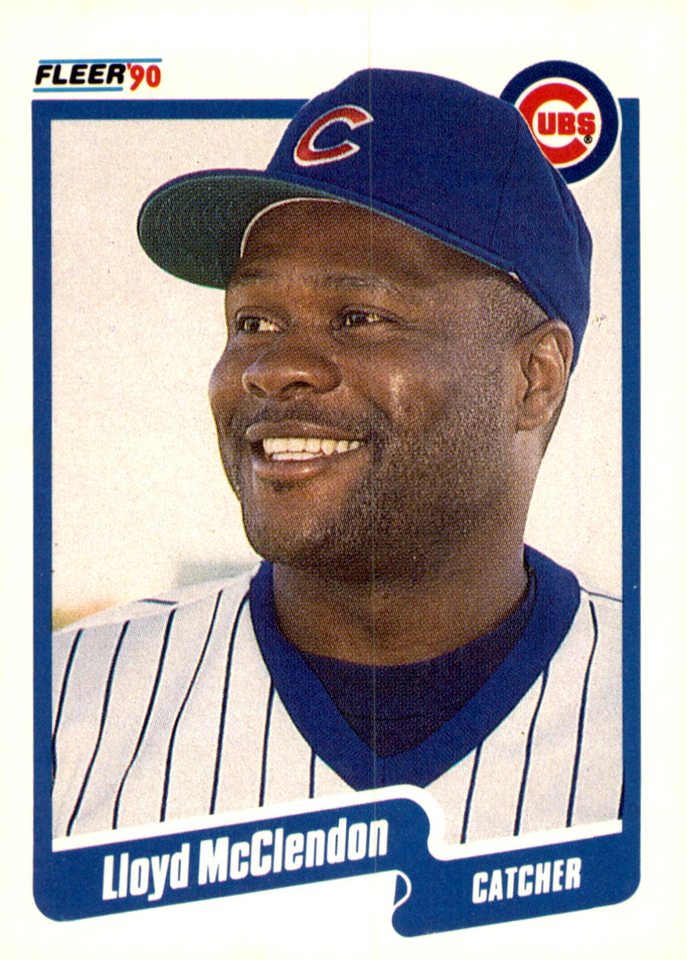 1990 Fleer #38b Lloyd McClendon