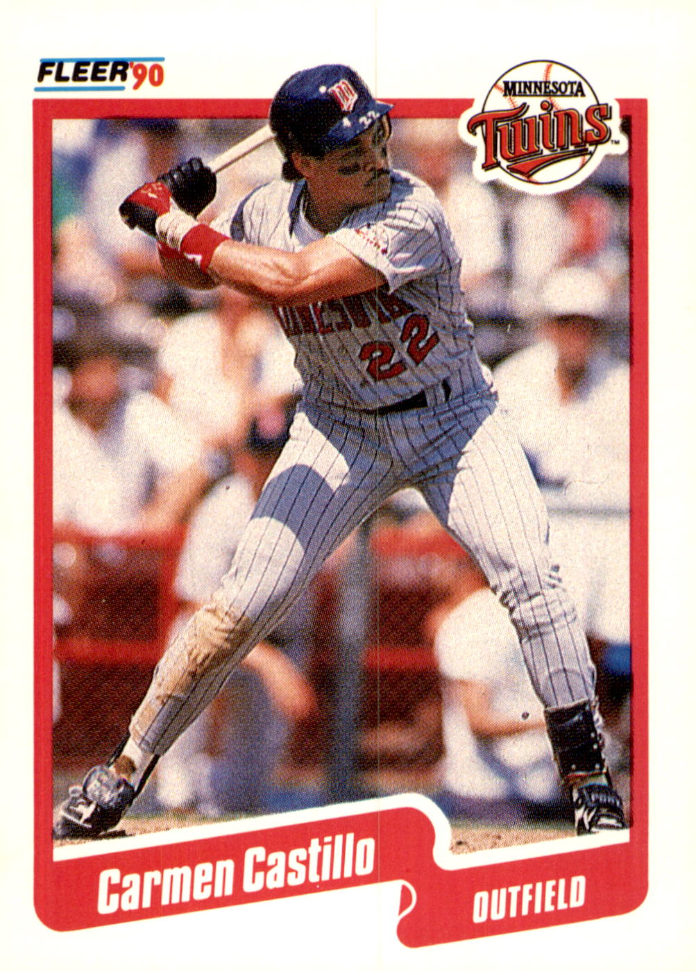 1990 Fleer #371b Carmen Castillo