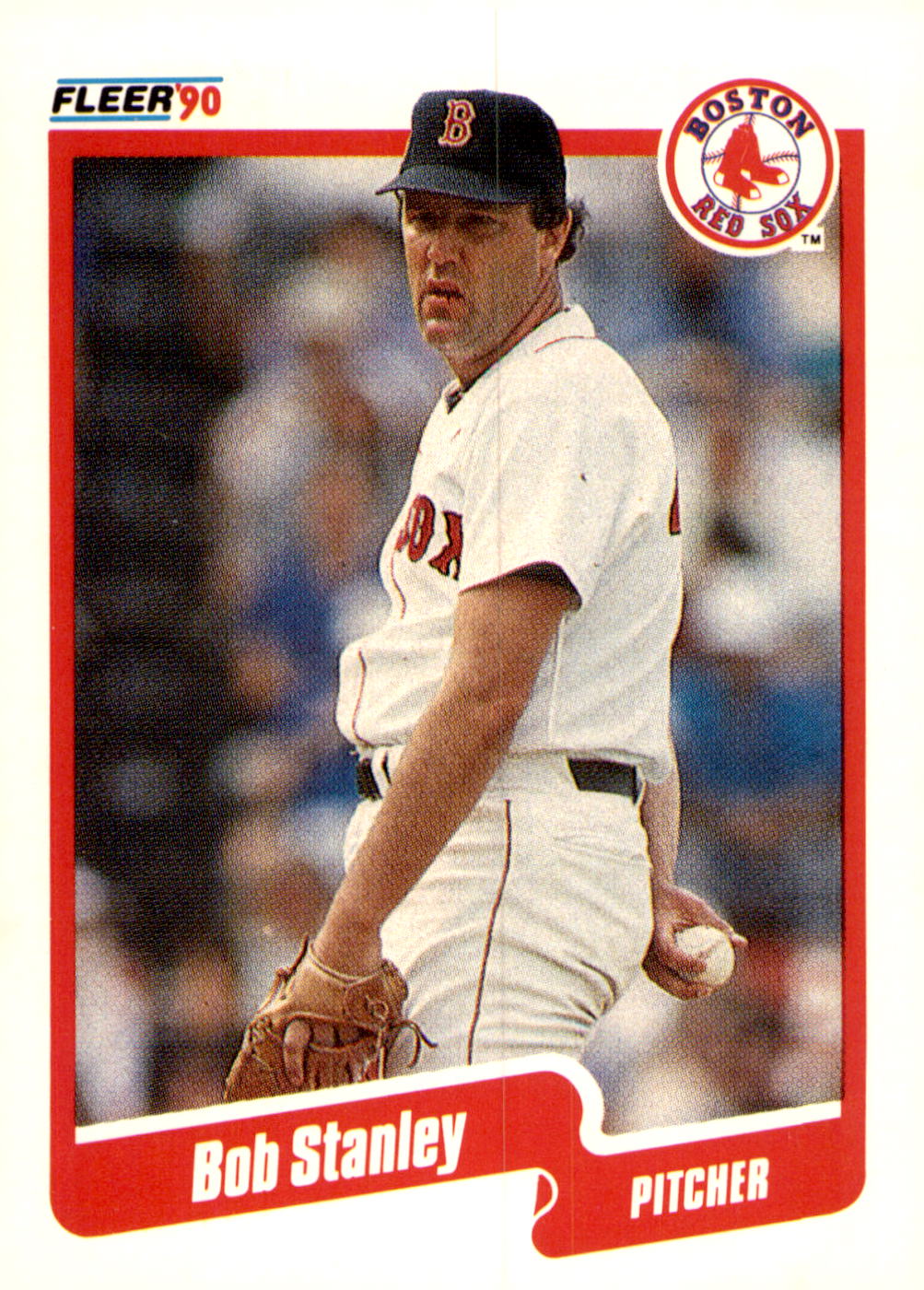 1990 Fleer #289 Bob Stanley