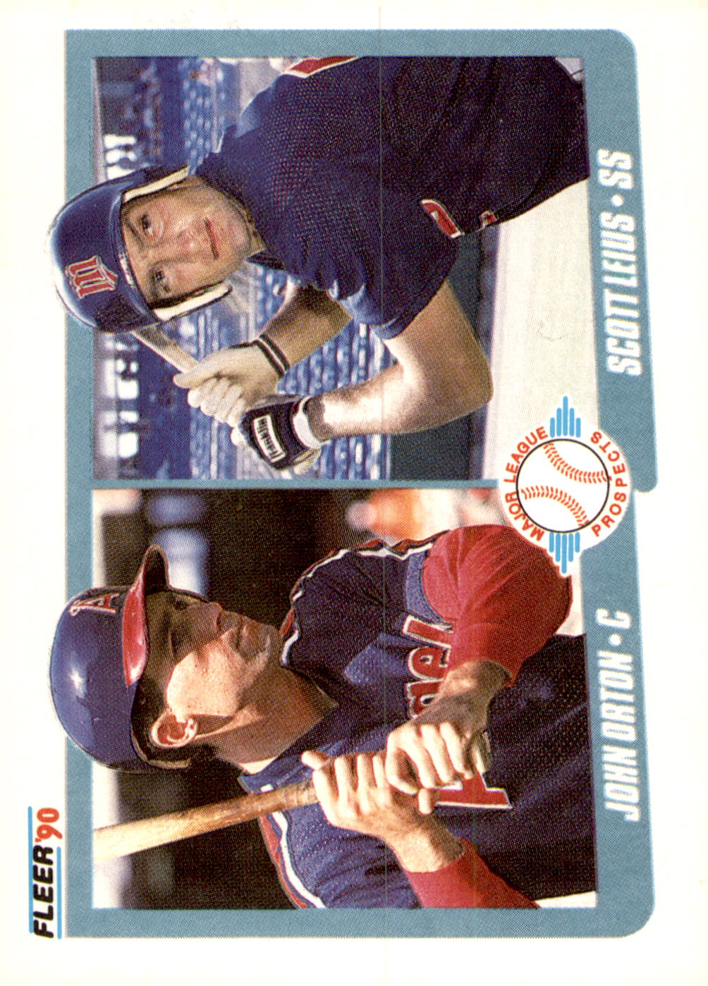 1990 Fleer #647 John Orton / Scott Leius