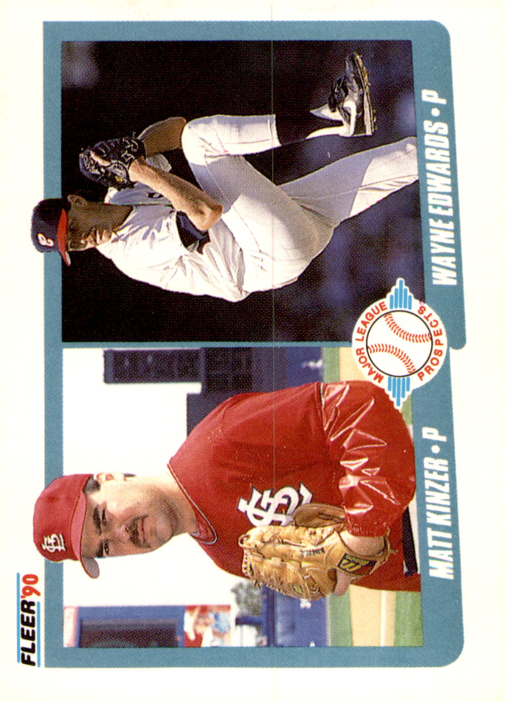 1990 Fleer #652b Matt Kinzer / Wayne Edwards