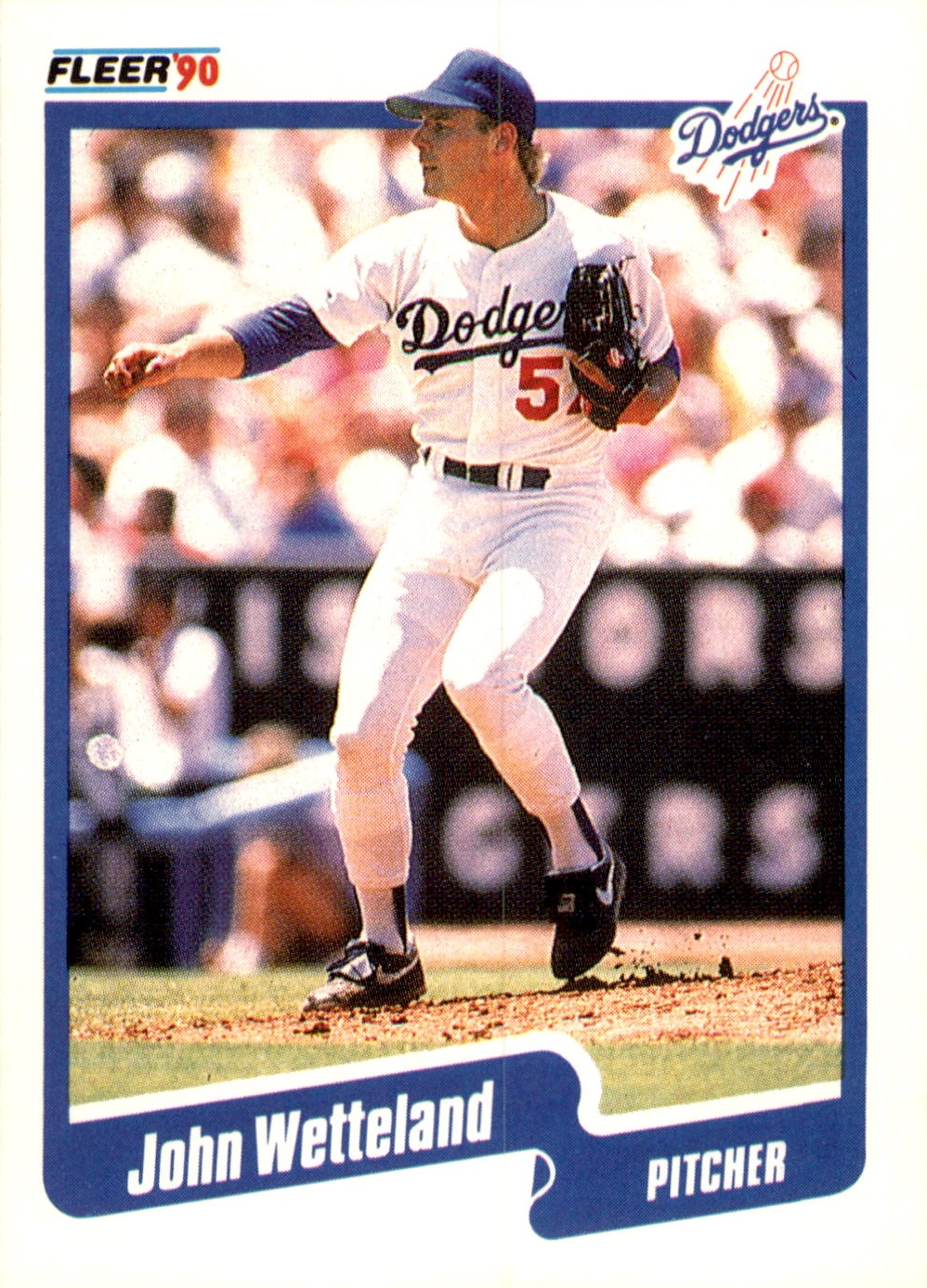 1990 Fleer #411 John Wetteland