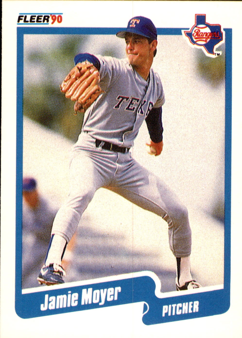 1990 Fleer #307b Jamie Moyer