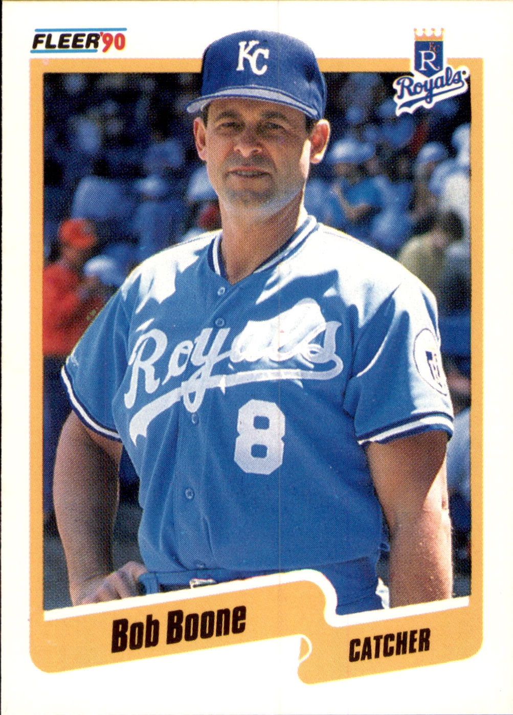 1990 Fleer #102 Bob Boone