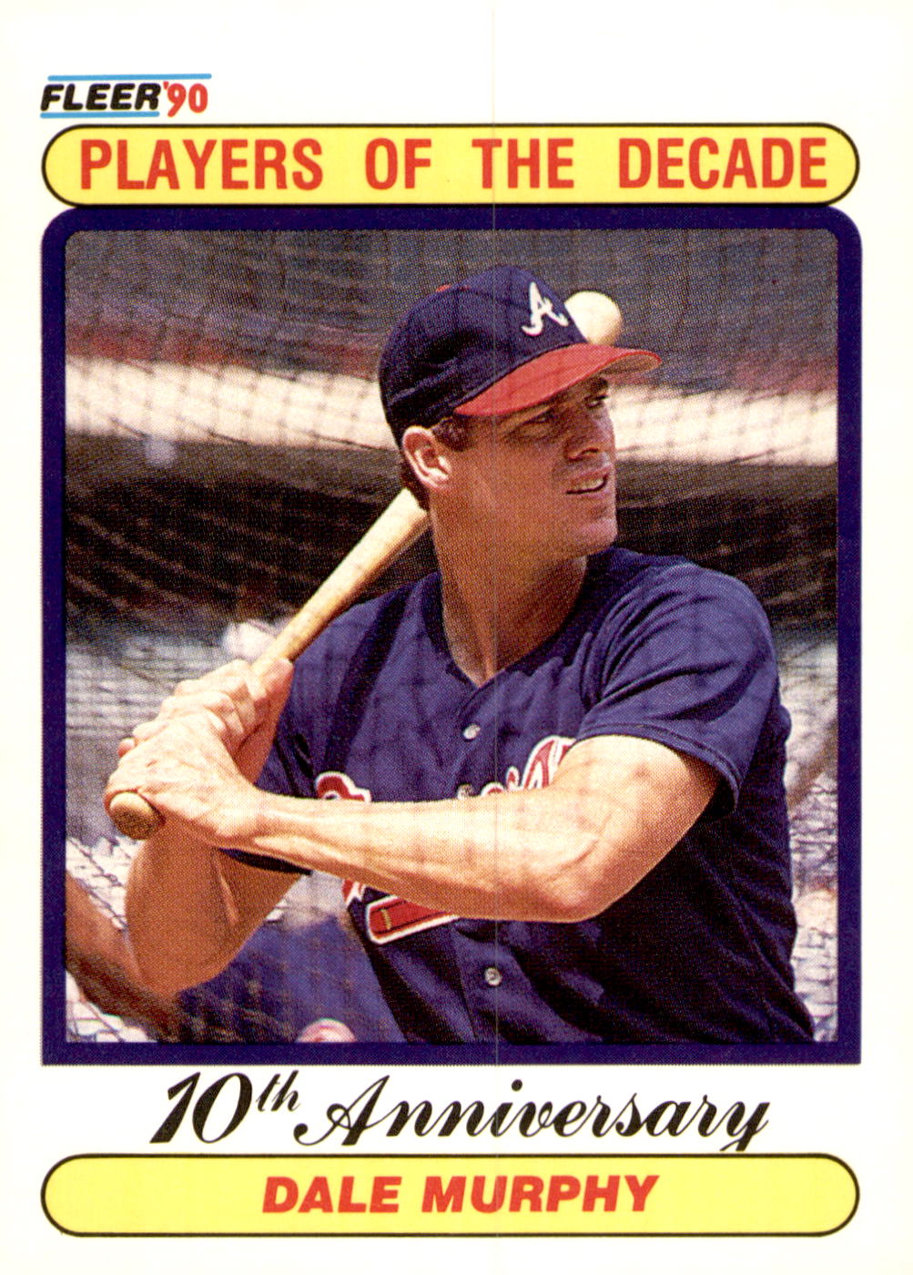 1990 Fleer #623 Dale Murphy