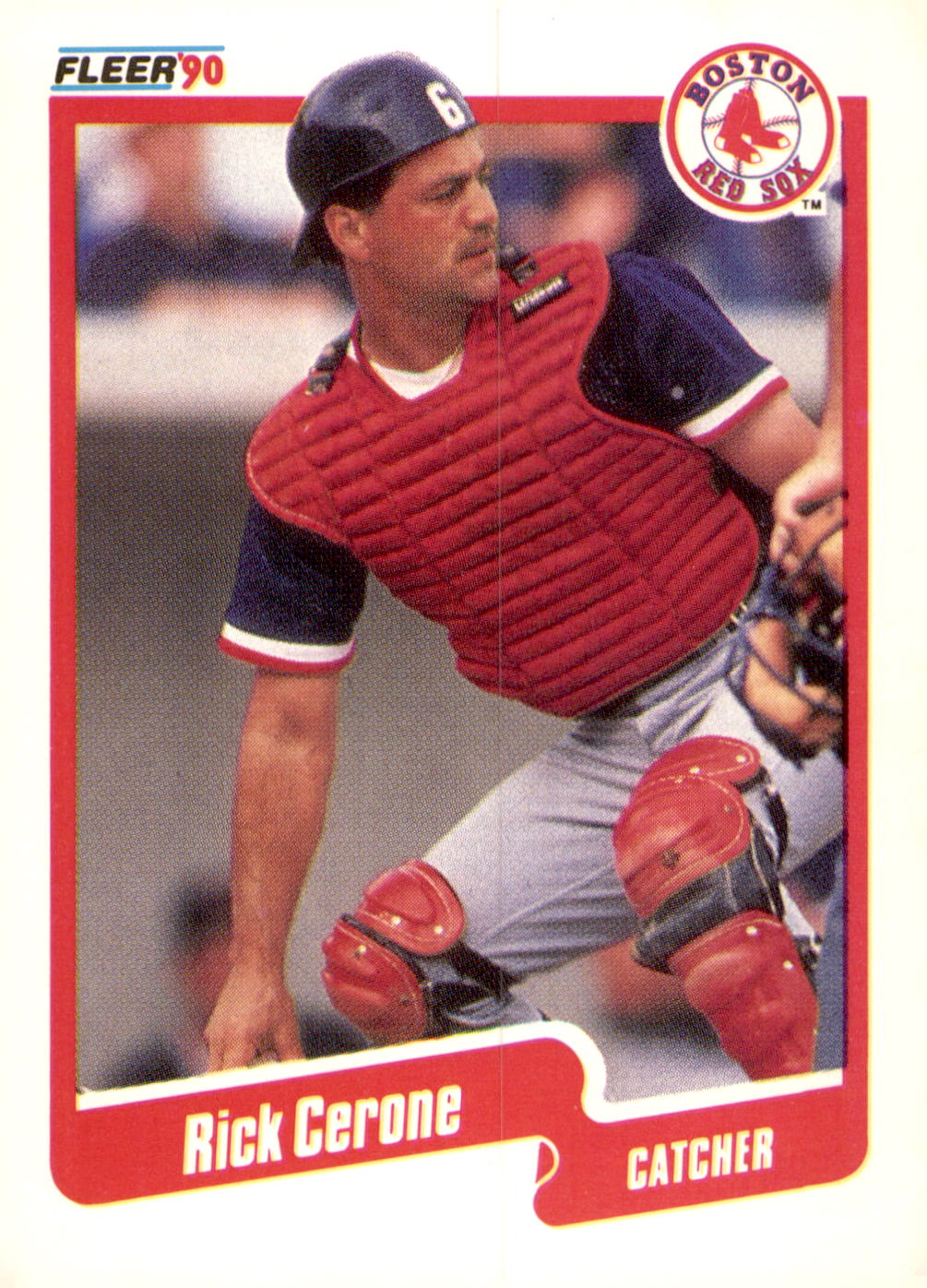 1990 Fleer #270b Rick Cerone