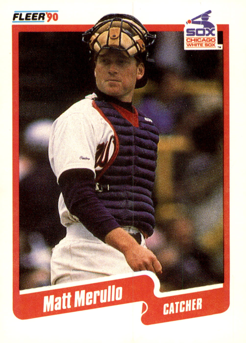 1990 Fleer #542b Matt Merullo