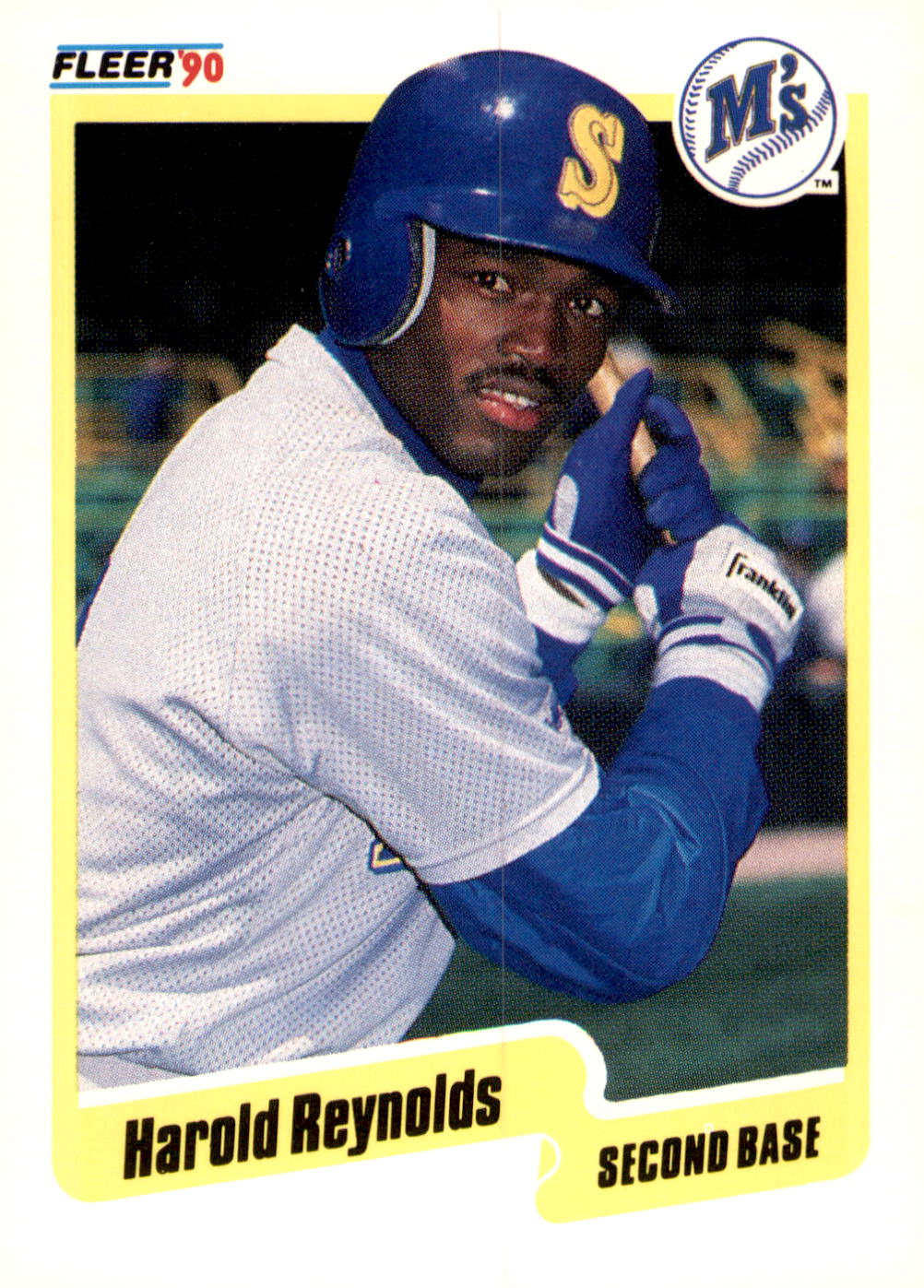 1990 Fleer #524b Harold Reynolds