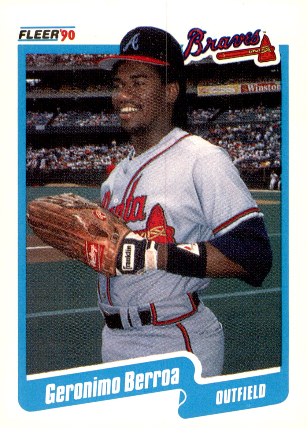 1990 Fleer Canadian #575 Geronimo Berroa