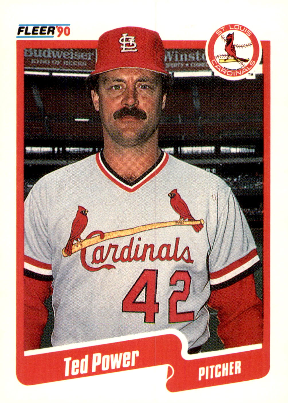 1990 Fleer #258b Ted Power