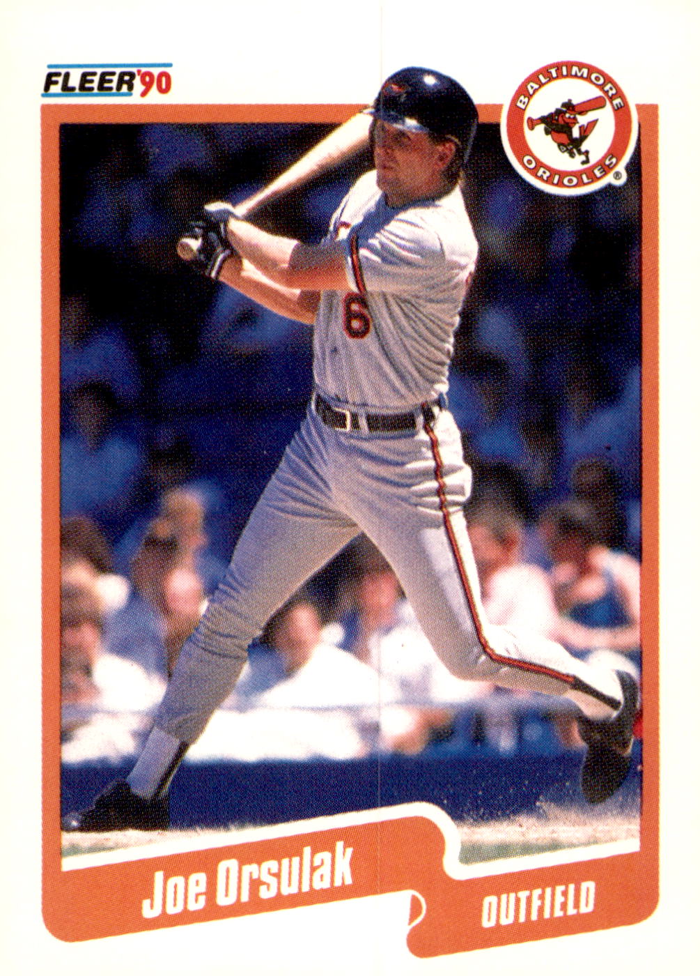 1990 Fleer #185 Joe Orsulak