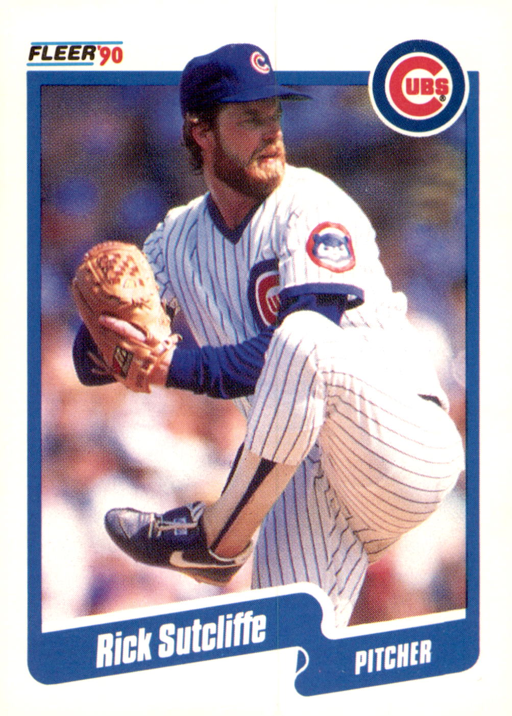 1990 Fleer Canadian #43 Rick Sutcliffe