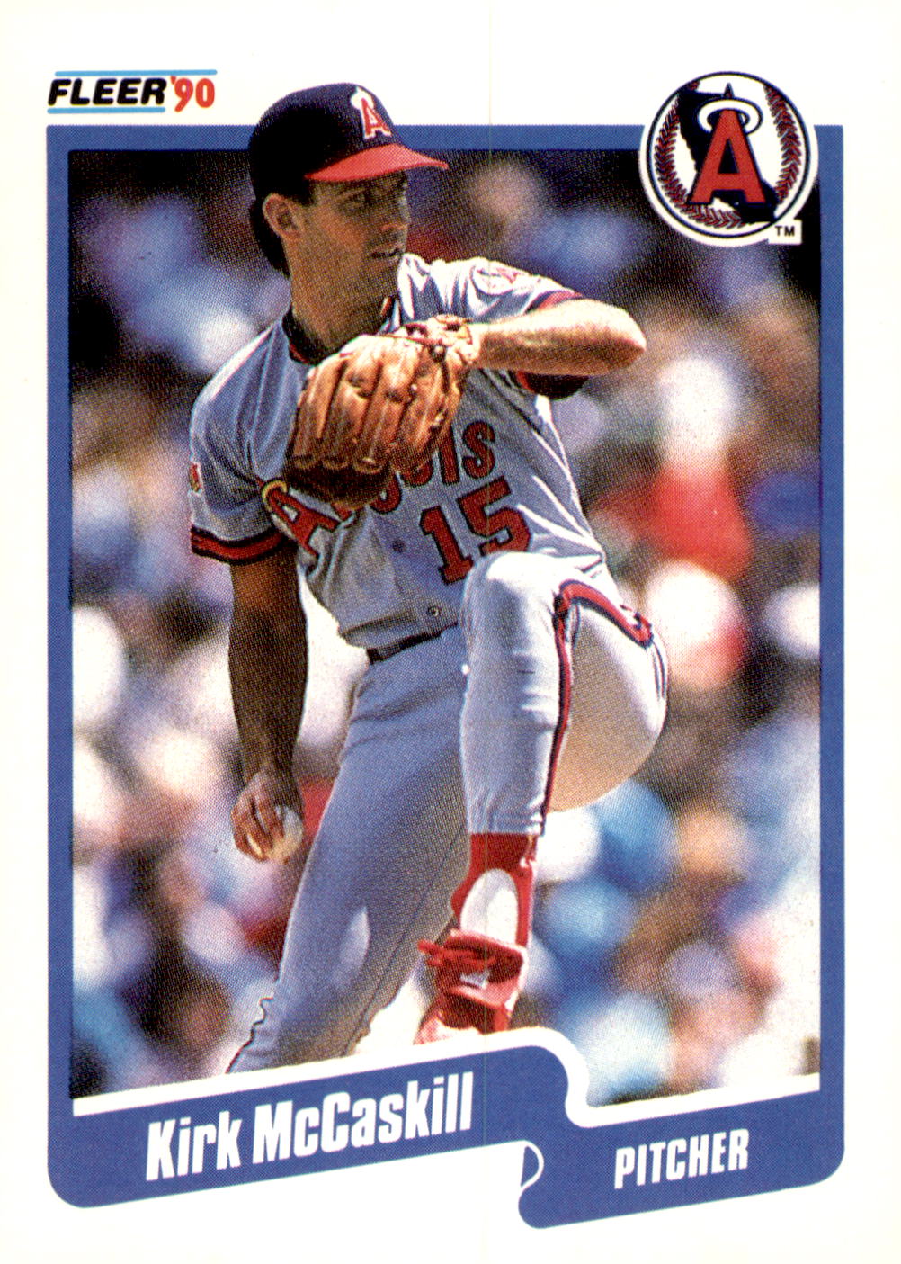 1990 Fleer #138 Kirk McCaskill