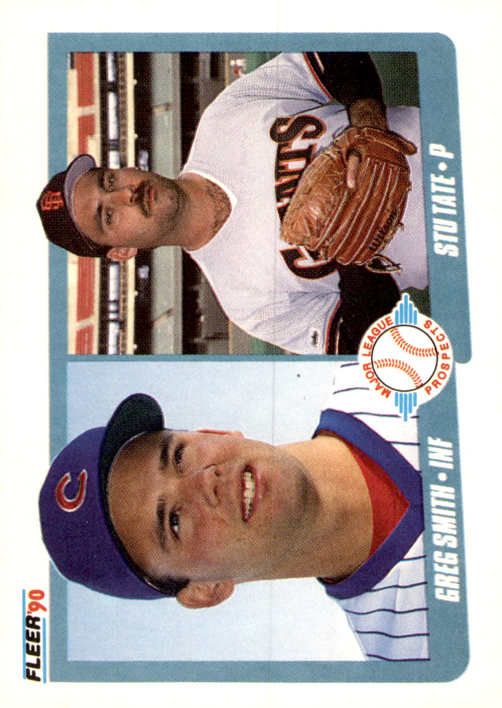 1990 Fleer Canadian #643 Greg Smith / Stu Tate