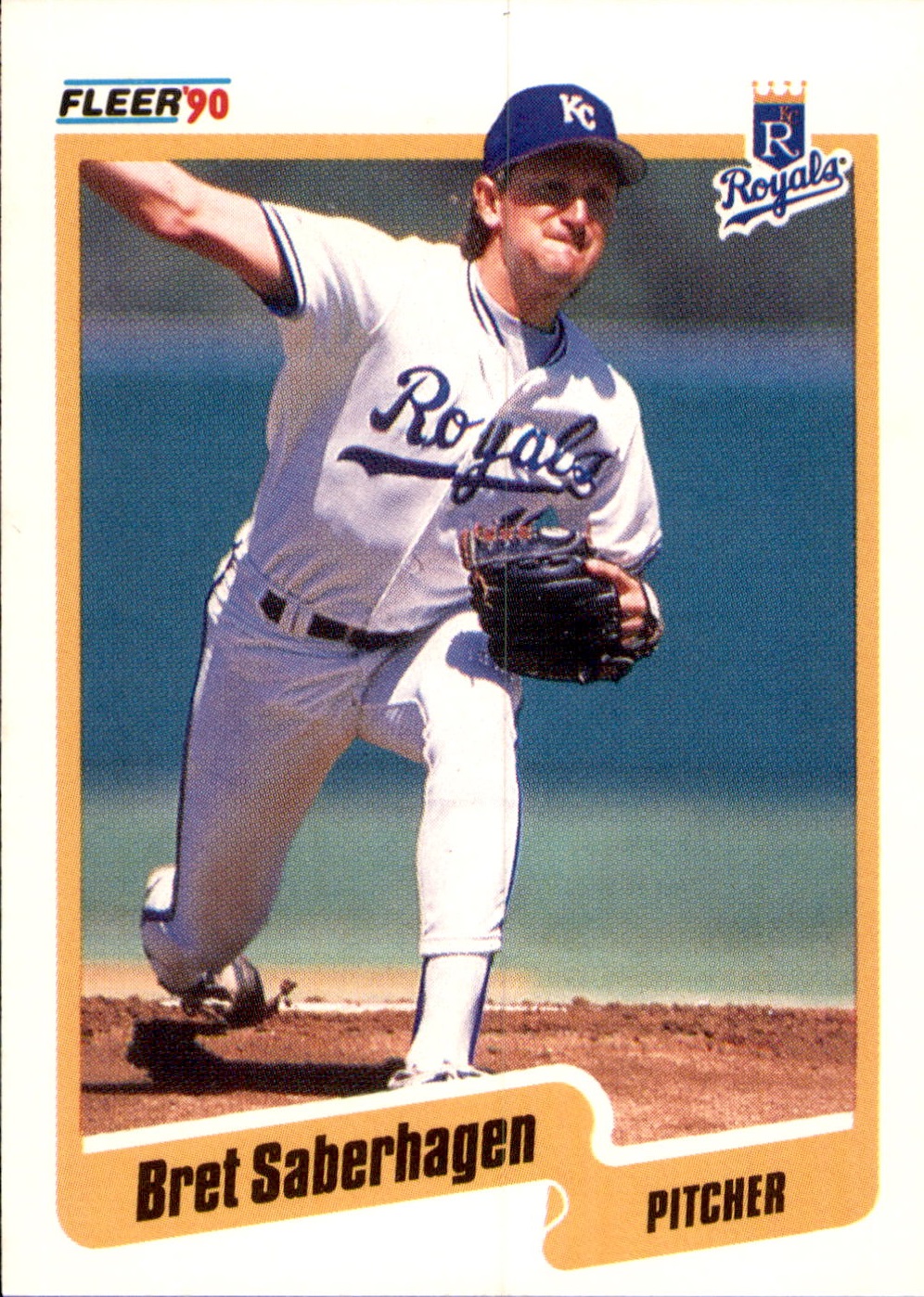 1990 Fleer Canadian #116 Bret Saberhagen