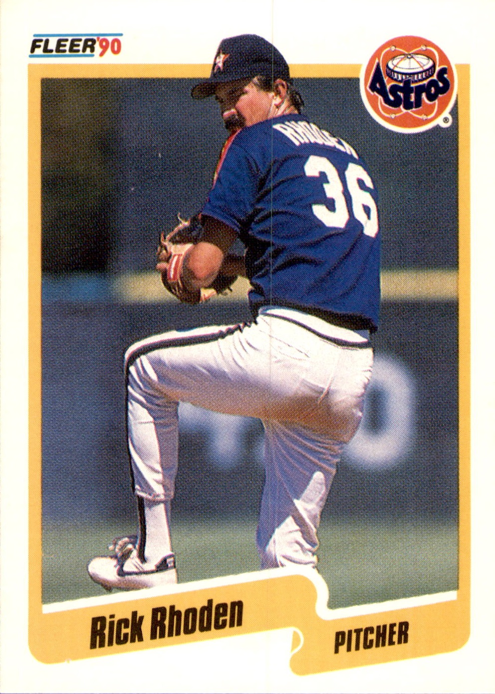 1990 Fleer #235 Rick Rhoden