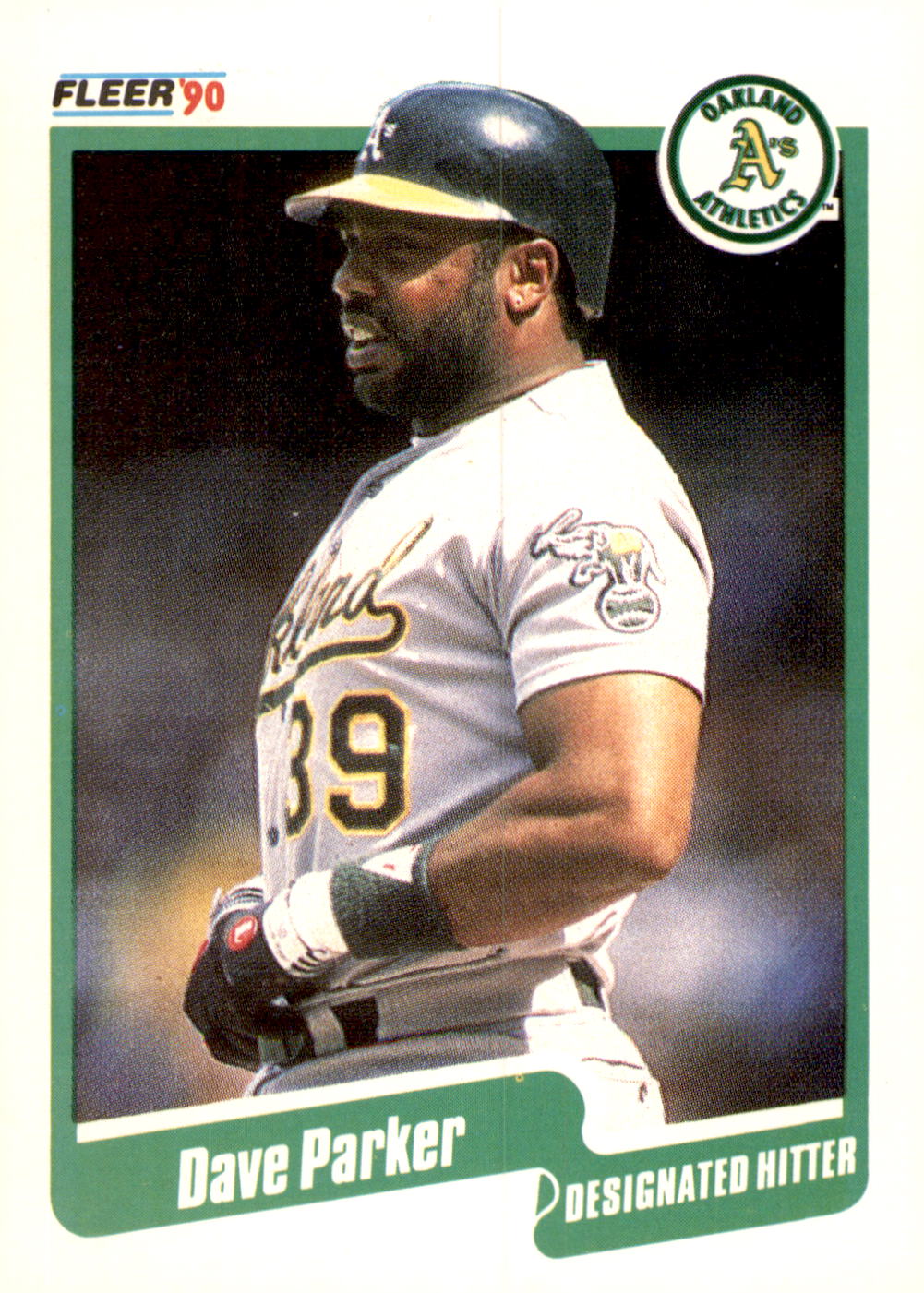 1990 Fleer #18b Dave Parker