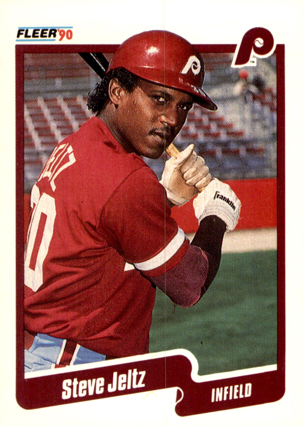 1990 Fleer #562b Steve Jeltz