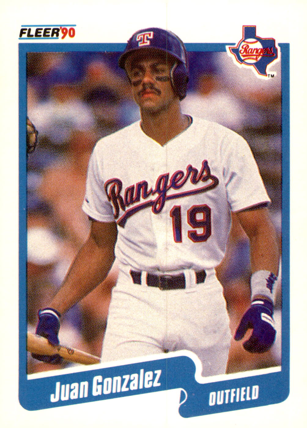 1990 Fleer #297 Juan Gonzalez