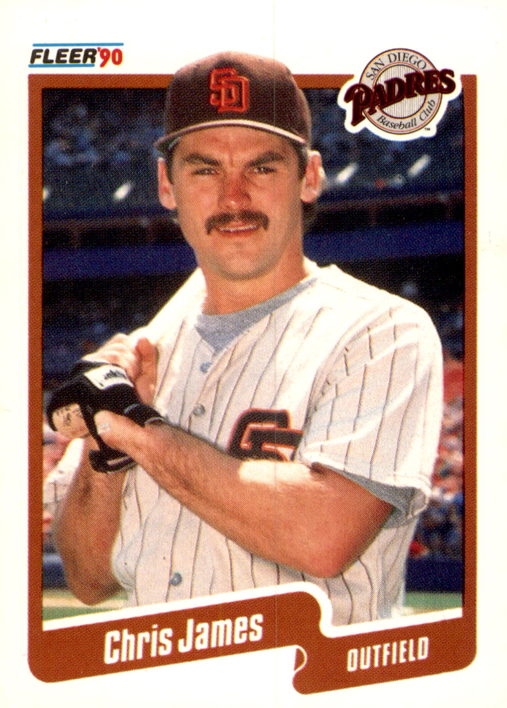 1990 Fleer #161b Chris James
