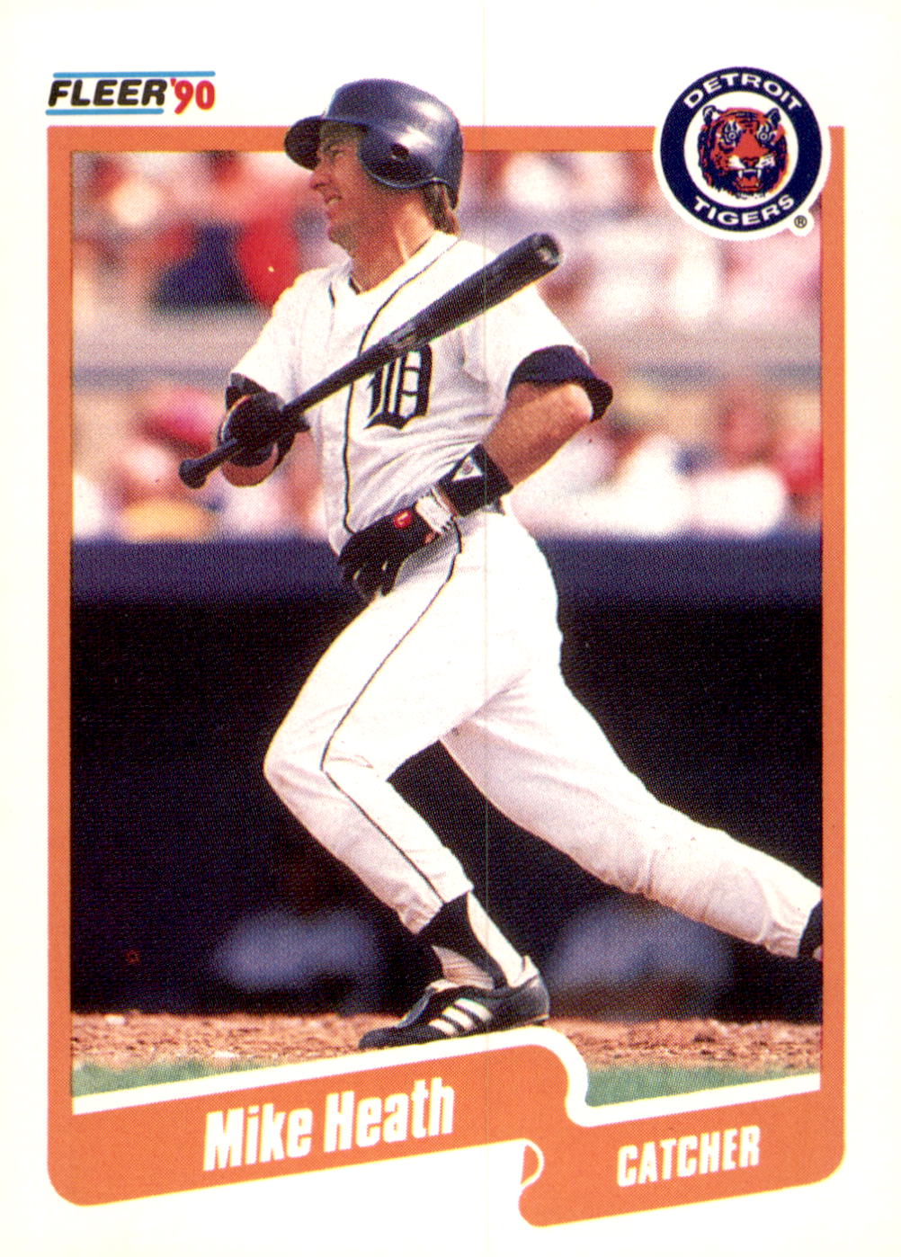 1990 Fleer Canadian #603 Mike Heath