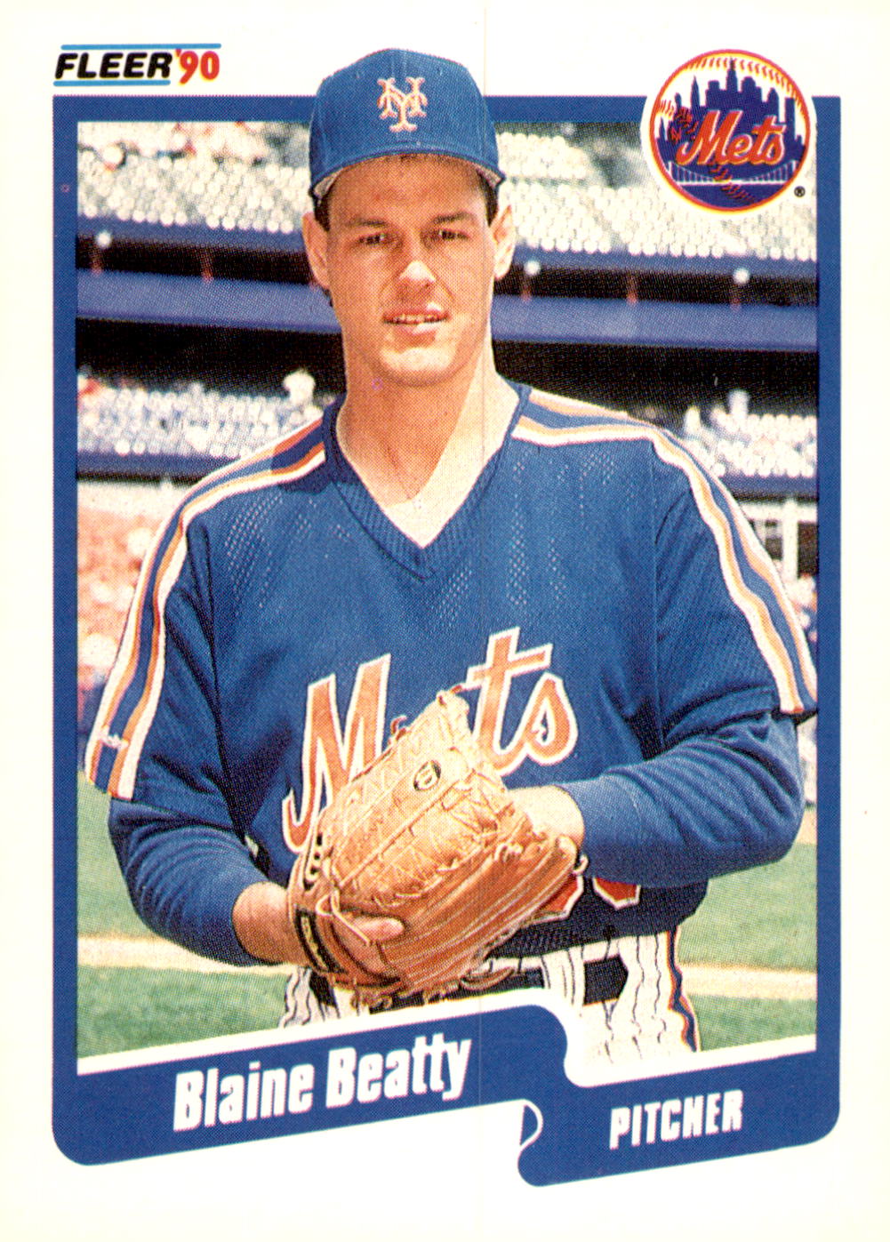 1990 Fleer #197 Blaine Beatty