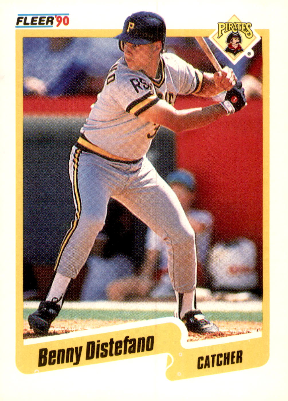 1990 Fleer #464b Benny Distefano