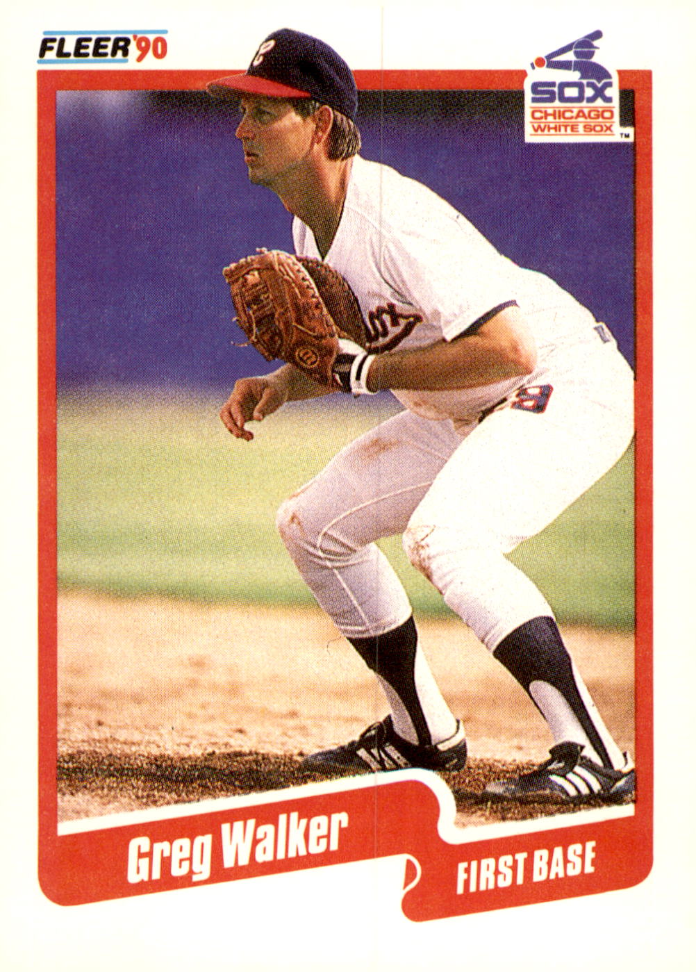 1990 Fleer #551b Greg Walker