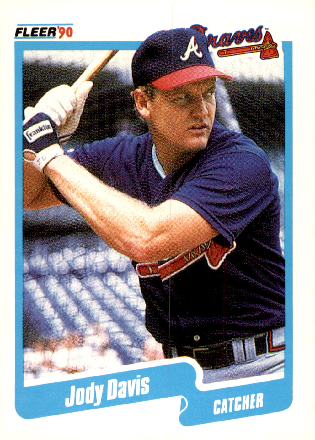 1990 Fleer #579b Jody Davis