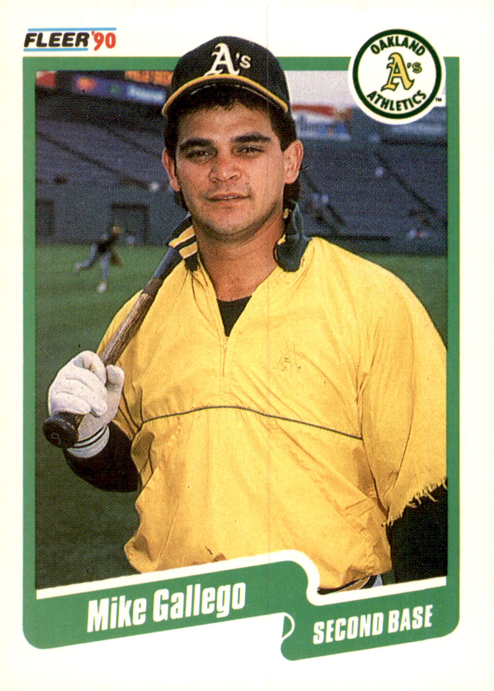 1990 Fleer #7b Mike Gallego
