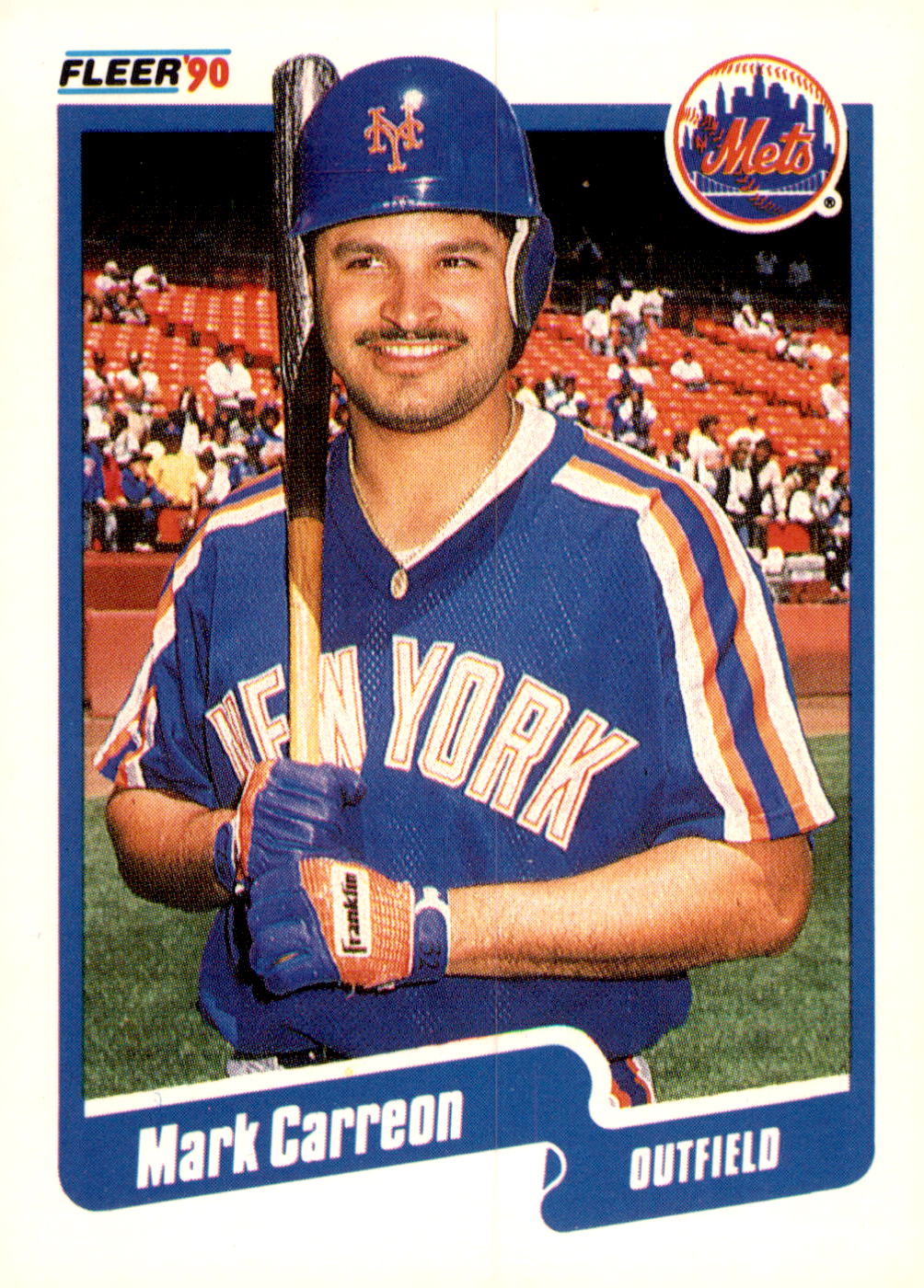 1990 Fleer Canadian #198 Mark Carreon