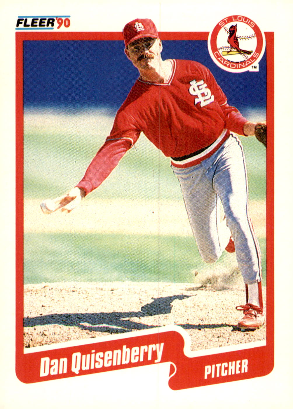 1990 Fleer #259b Dan Quisenberry