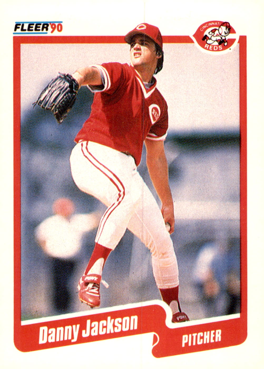1990 Fleer #422b Danny Jackson