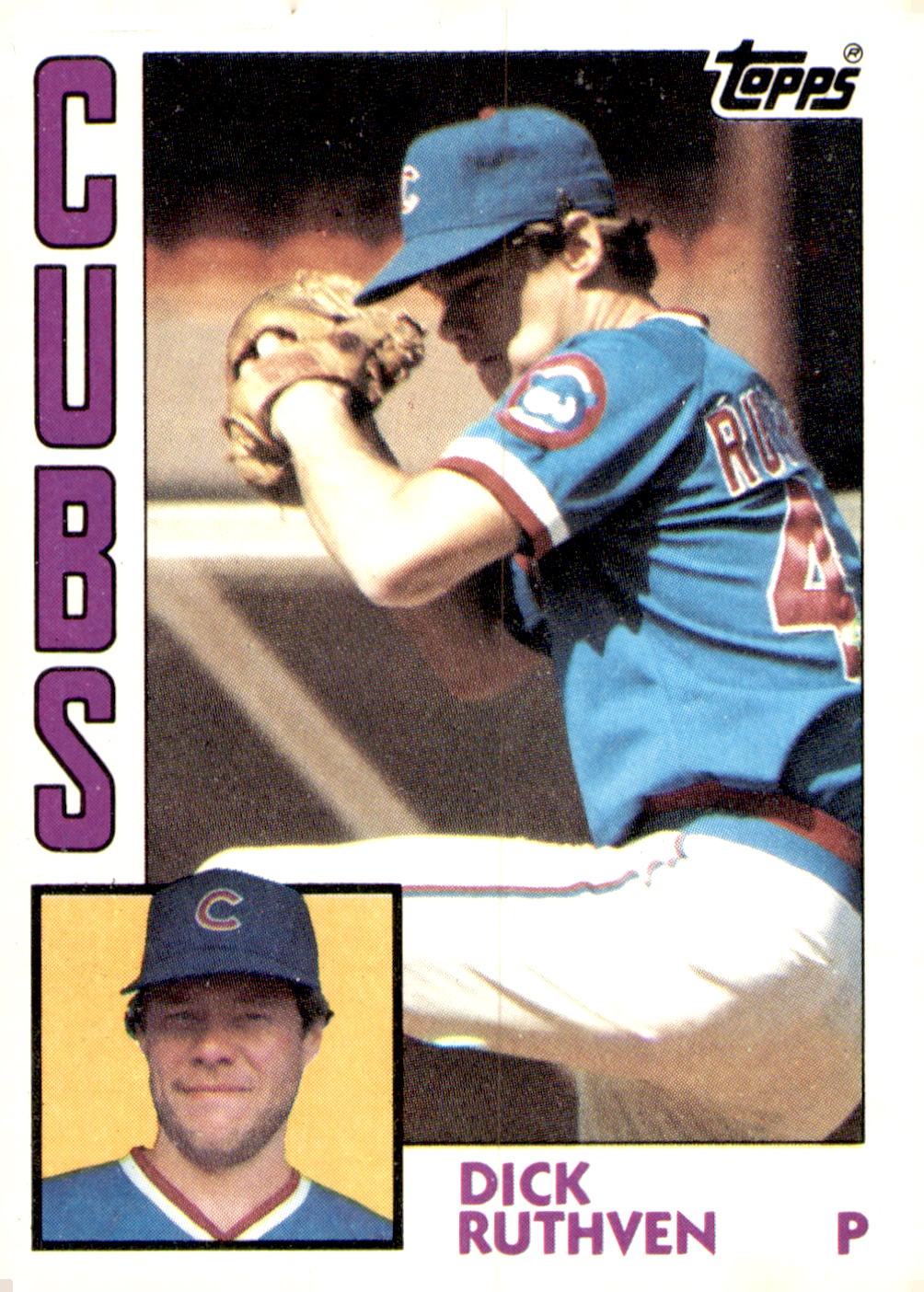 1984 Topps #736 Dick Ruthven