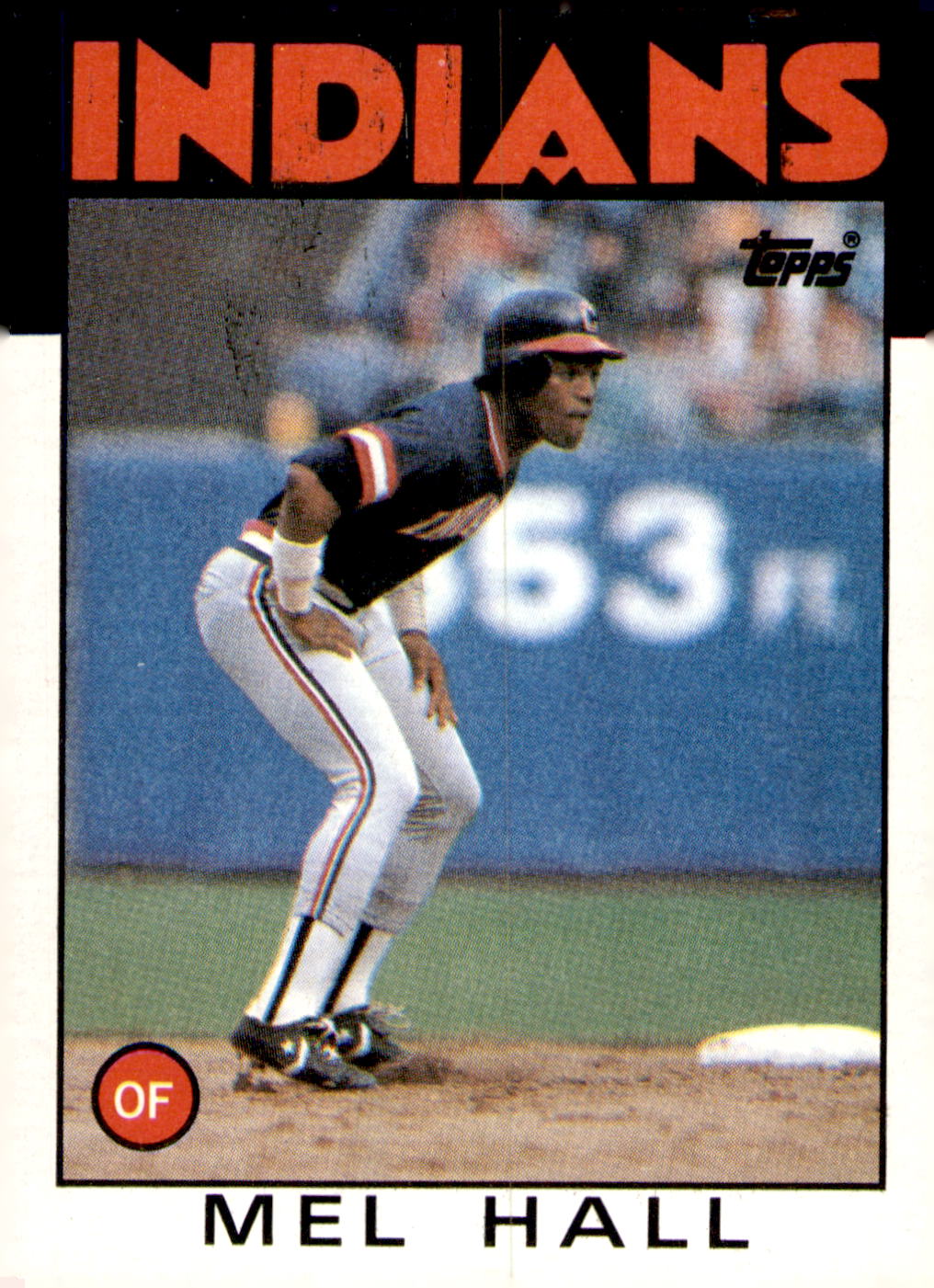 1986 Topps #647 Mel Hall