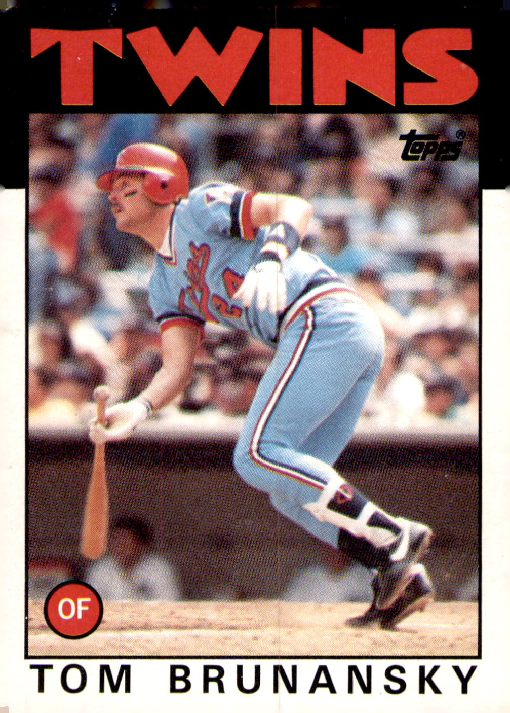 1986 Topps #565 Tom Brunansky