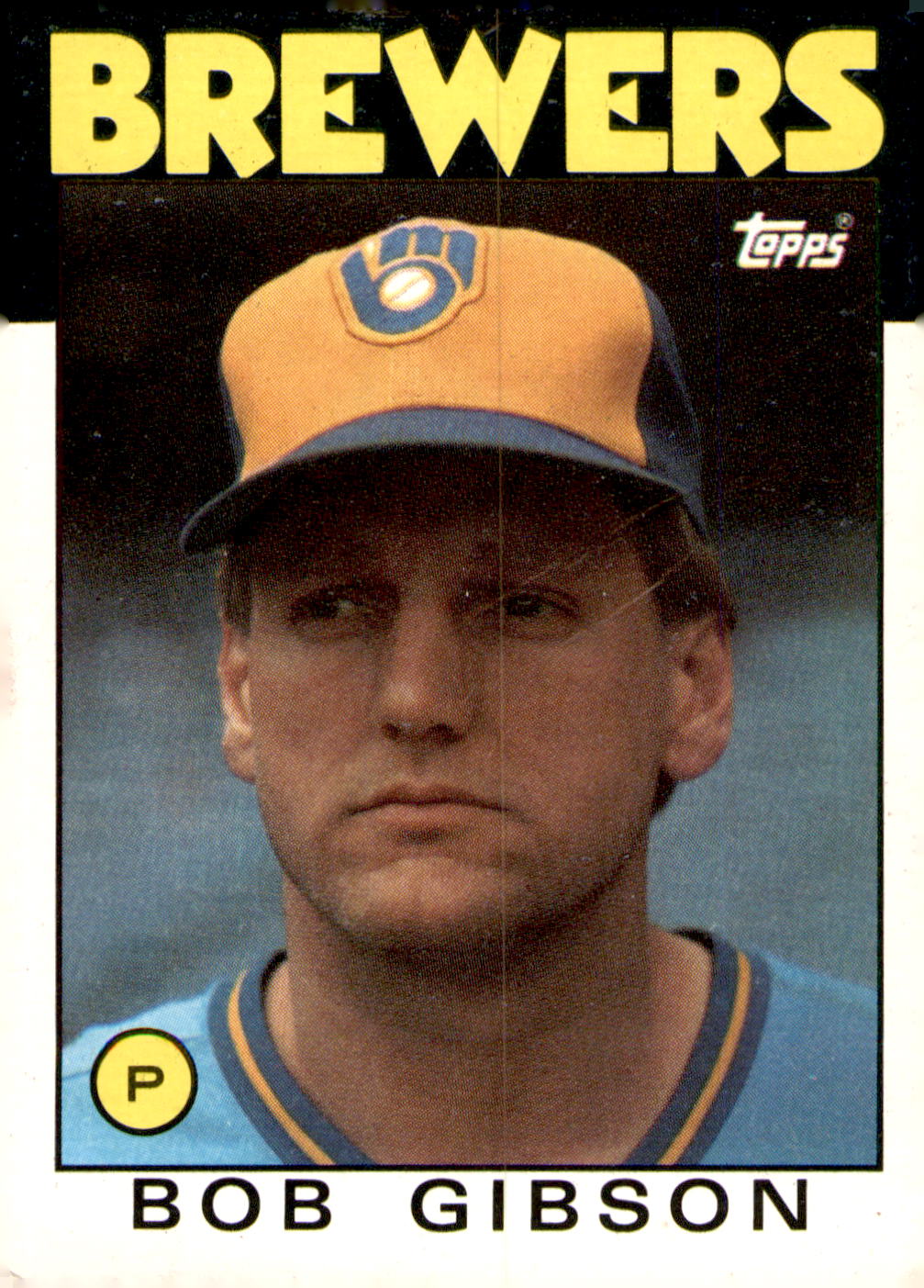 1986 Topps #499 Bob Gibson