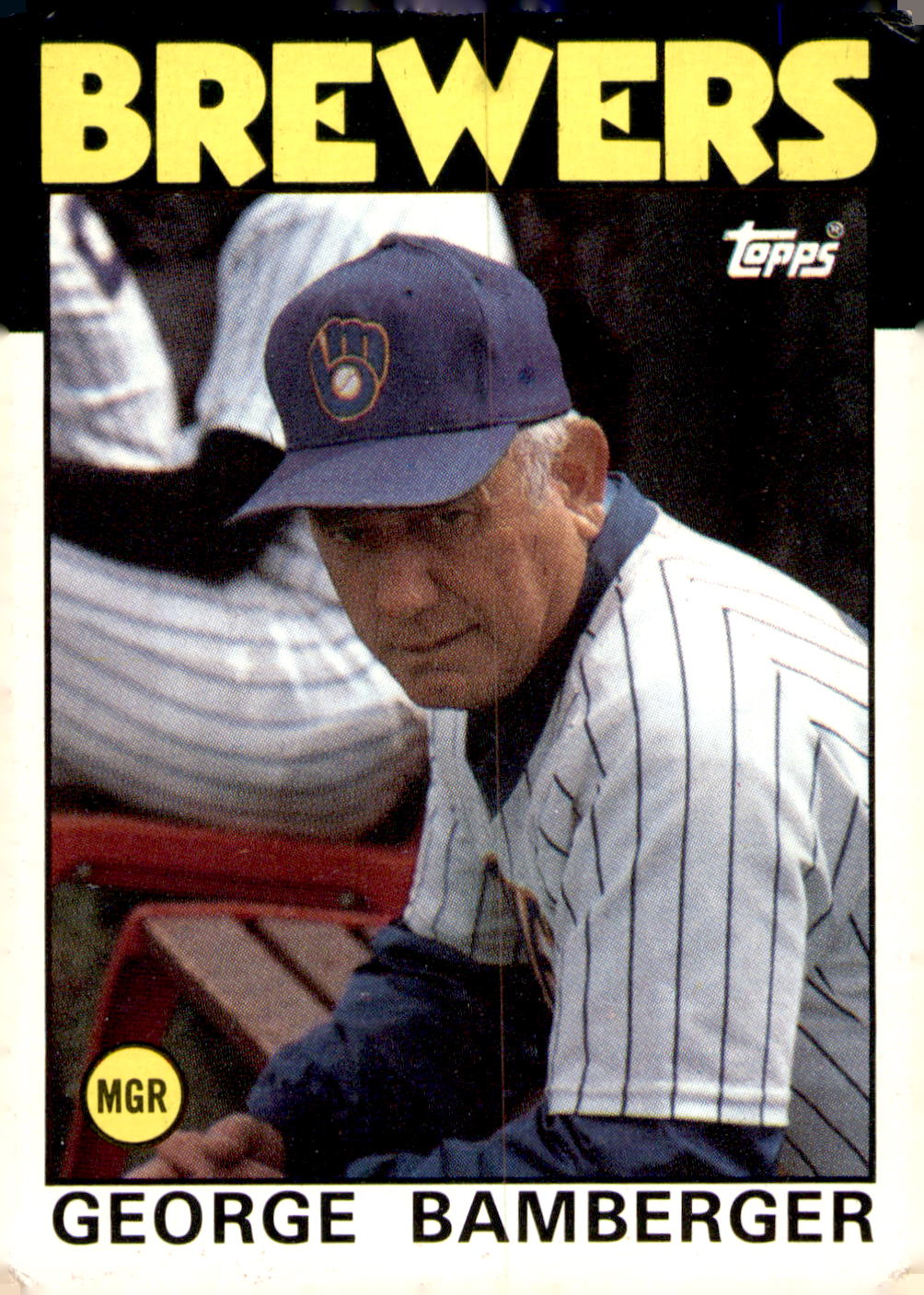 1986 Topps #21 George Bamberger